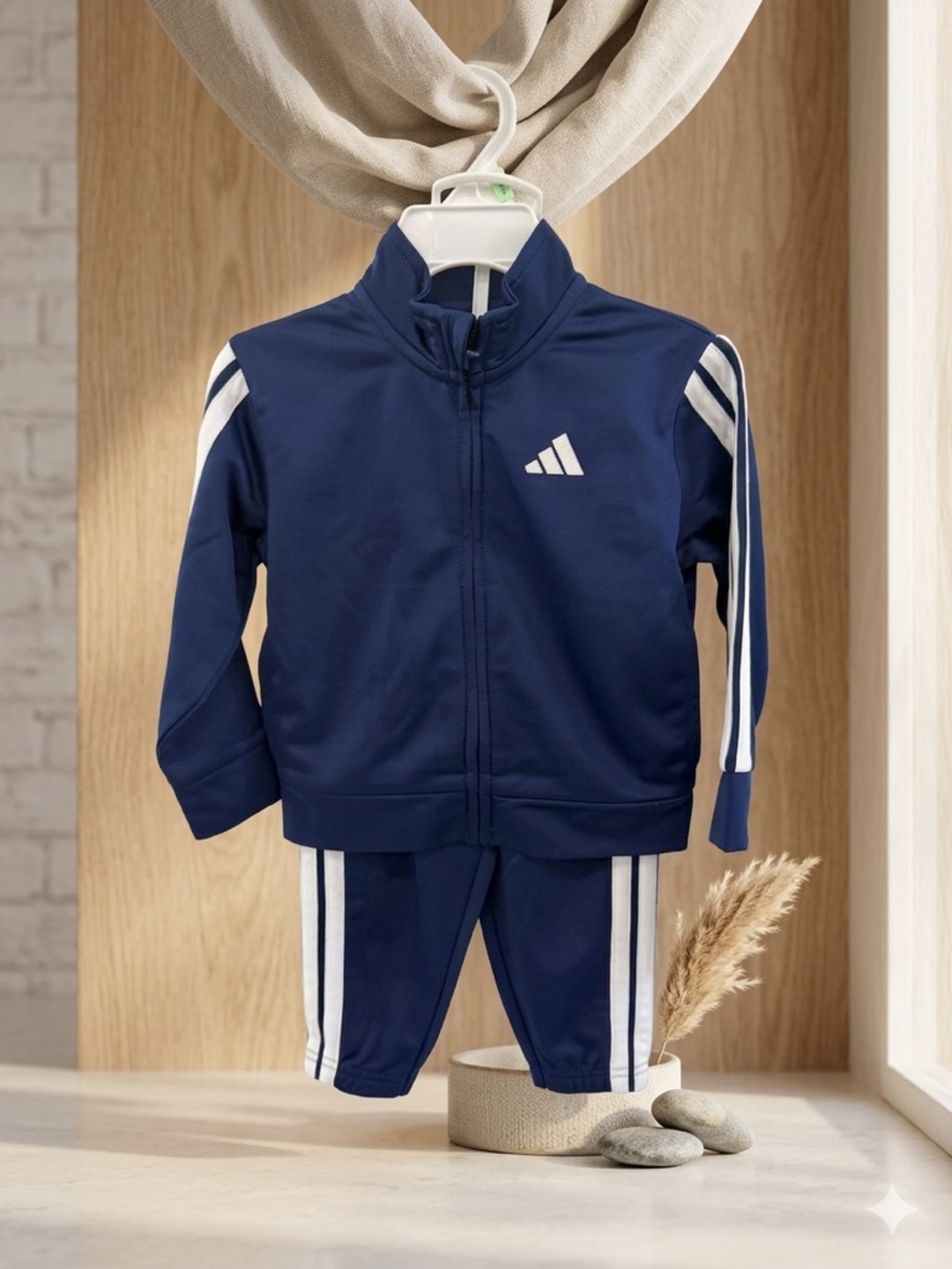 Adidas Navy Blue Toddler Tracksuit